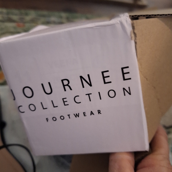 NIB Journee Collection Black Veena Sandal sz 11 - Picture 5 of 6